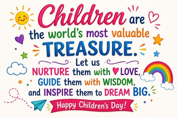 276 Children’s Day Quotes in English That Will Make Every Child Feel Truly Special