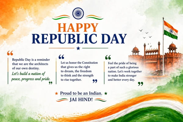 218 Republic Day Quotes in English That Celebrate the Spirit of the Constitution