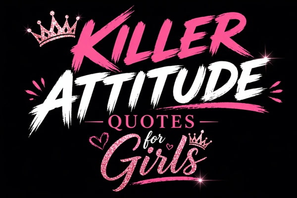 213 Killer Attitude Quotes for Girls in English: Bold and Confident
