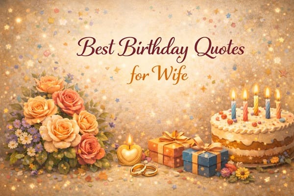 199 Best Birthday Quotes for Wife: Romantic, Funny, and Heartfelt Messages