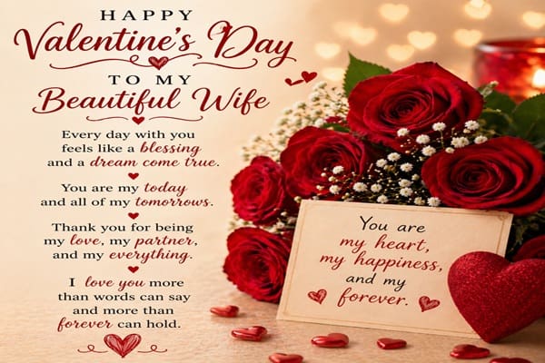 226 Valentines Day Quotes for Wife That Will Make Her Heart Melt