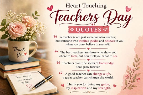 265 Heart Touching Teachers Day Quotes That Will Make Your Teacher Cry Happy Tears