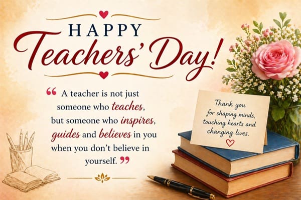 288 Happy Teachers Day Quote in English That Will Make Your Teacher Feel Truly Special